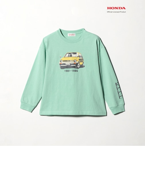 【別注】＜URBAMENT＞Honda ロングスリーブ Tシャツ / キッズ 140cm-150cm