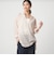 【WEB限定】＜at ease＞シアー スキッパー シャツ