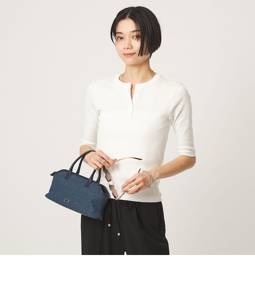 ＜Robert P. Miller＞ヘンリーネック 5分袖 プルオーバー カットソー