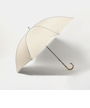 【別注】<because>パイピング アンブレラ 長傘 晴雨兼用 レイン UVカット