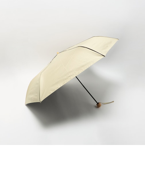 【別注】＜because＞パイピング 折りたたみ傘 晴雨兼用 レイン UVカット