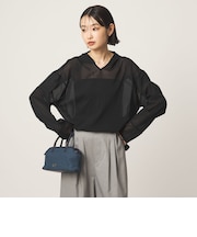 シアー フーディー プルオーバー カットソー