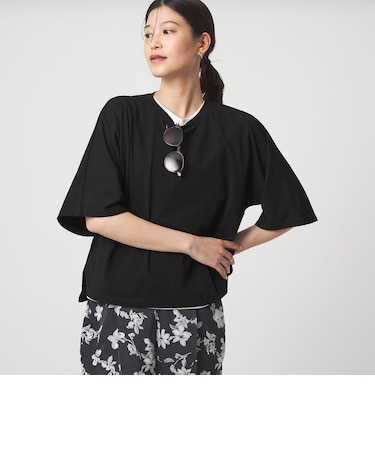 【WEB限定】＜at ease＞ドルマン カットソー 接触冷感