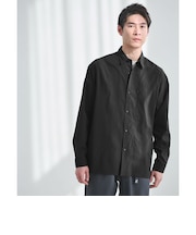 WONDER CLOTH ボックス シルエット 長袖 シャツ -ストレッチ・接触冷感・吸水速乾-