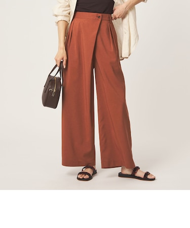 ラップ ワイド パンツ