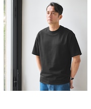 ダブルフェイス クルーネック 半袖 Tシャツ カットソー -吸水速乾・抗菌-