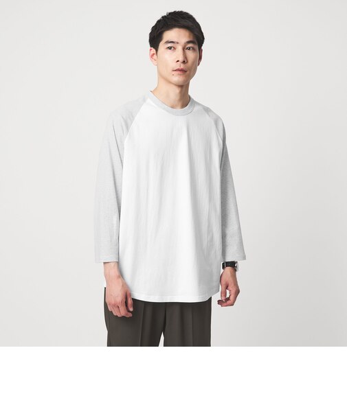 【WEB限定】＜GOAT＞ベースボール 8分袖 Tシャツ