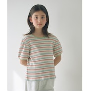 テレコ マルチボーダー Tシャツ 100cm-160cm