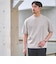 【WEB限定】JUST fit ポンチ 半袖 Tシャツ カットソー -汗染み防止-