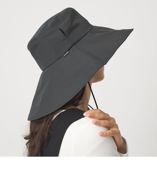 グリーンレーベル　コカゲル2WAY ワイドブリム ハット UVカット　Lサイズ 別注】＜コカゲル＞2WAY ワイドブリム ハット UVカット｜グリーン
