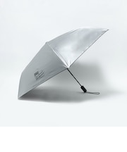 ＜Traditional Weatherwear＞オートマティック フォールディング アンブレラ シルバー 自動開閉式 折りたたみ傘 -晴雨兼用-