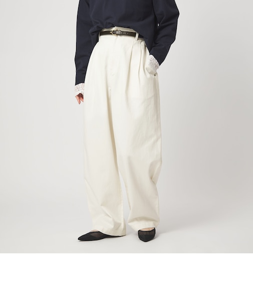 【WEB限定】＜at ease＞カーブ デニム パンツ