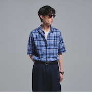 トーマスメイソン ジャストルーズ チェック柄 半袖 シャツ