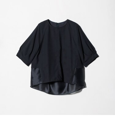 ［size SHORTあり］fleurie(フルリー) フォルム ショートスリーブ ブラウス