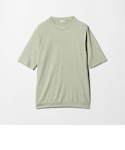 ウールナイロン テーラード クルーネック Tシャツ ウールT