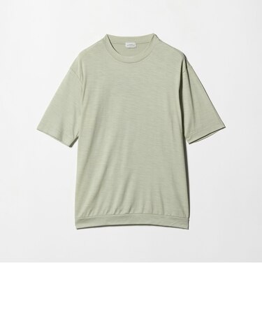 ウールナイロン テーラード クルーネック Tシャツ ウールT