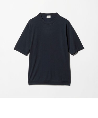 ウールナイロン テーラード クルーネック Tシャツ ウールT