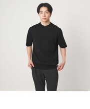MTB コットン ハイゲージ モックネック ニット Tシャツ