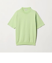 MTB コットン ハイゲージ モックネック ニット Tシャツ