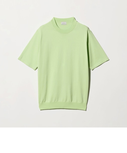 MTB コットン ハイゲージ モックネック ニット Tシャツ