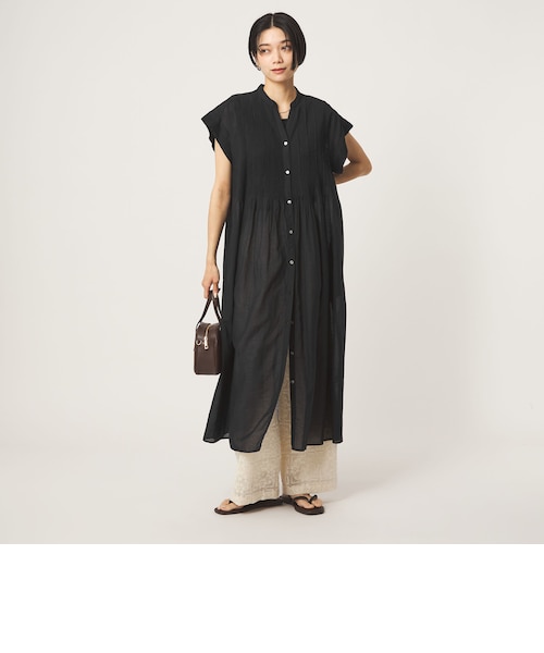 リラクシングワンピース ピンタック ワンピース｜グリーンレーベル リラクシングの通販｜&mall