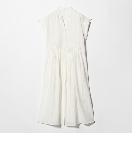 マイクロ ピンタック ワンピース