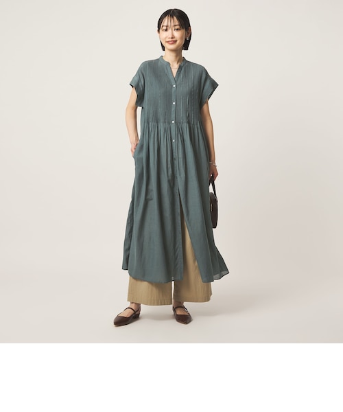 リラクシングワンピース ピンタック ワンピース｜グリーンレーベル リラクシングの通販｜&mall
