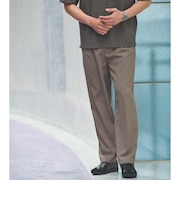 【WEB限定】JUST fit エアリーカルゼ 1P イージーパンツ-2WAYストレッチ・吸水速乾-