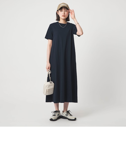 3枚セット Tシャツ、ワンピース 別注】＜Champion＞ショートスリーブ フレア Tシャツ ワンピース