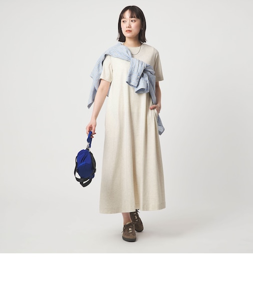 【別注】＜Champion＞ショートスリーブ フレア Tシャツ ワンピース