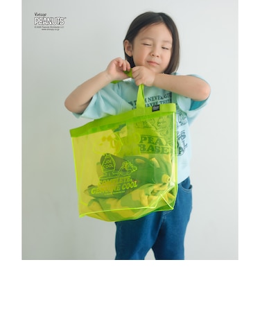 【別注】<FRUIT OF THE LOOM×PEANUTS> PVC トートバッグ / キッズ