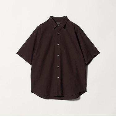 FINE BASIC スビン オックスフォード ジャストルーズ 半袖 シャツ