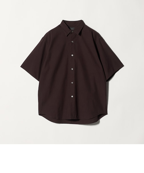 FINE BASIC スビン オックスフォード ジャストルーズ 半袖 シャツ