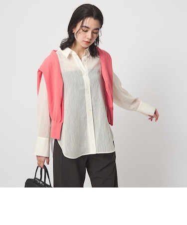 ［size SHORTあり］ラミーライク シャツ 通気性