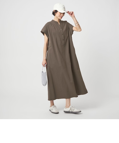 size SHORT/TALLあり］ワッシャー プリーツ ショートスリーブ