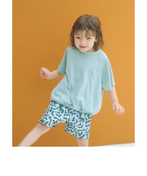 ラッシュTEE / ラッシュガード / キッズ 100cm-130cm｜グリーン