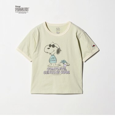 【別注】<FRUIT OF THE LOOM × PEANUTS>リンガーTシャツ / キッズ 140cm-150cm