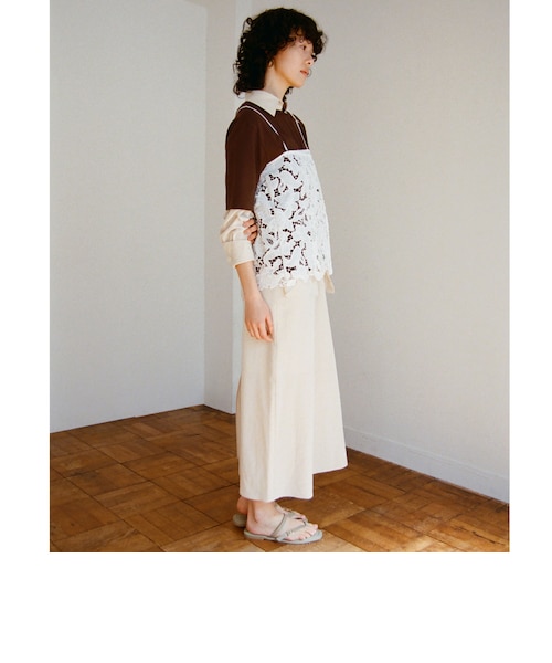 SEASONAL COLLECTION＞2WAY レース キャミソール｜グリーンレーベル