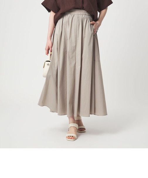 WONDER CLOTH ボリューム スカート マシンウォッシャブル ストレッチ 接触冷感 吸水速乾