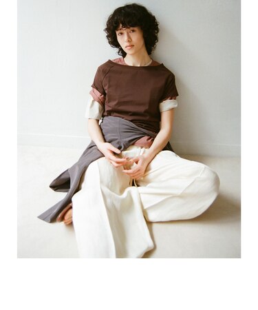 ＜SEASONAL COLLECTION＞ワイド パンツ ナチュラル