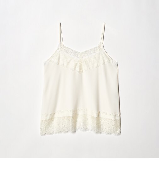 レース Vネック キャミソール