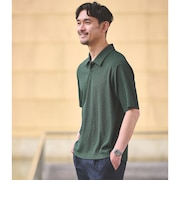 【WEB限定】JUST fit ピケ パイル 半袖 ポロシャツ -吸水速乾・UVカット-