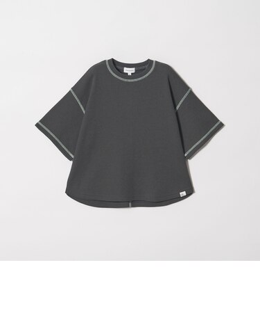 【スタメンシリーズ】ドライワッフル 配色ステッチ Tシャツ / キッズ  100cm-160cm