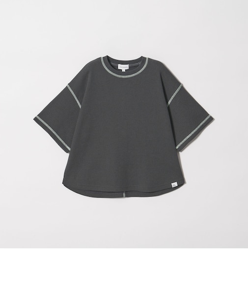 【スタメンシリーズ】ドライワッフル 配色ステッチ Tシャツ / キッズ  100cm-160cm