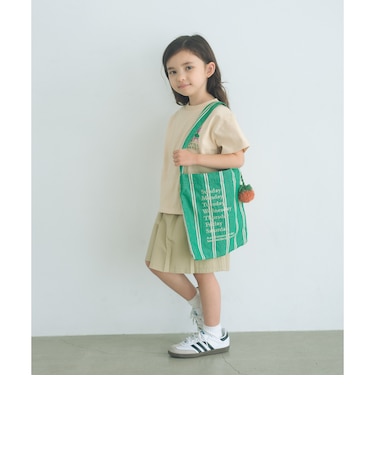 【別注】＜beej＞チャーム付き ストライプ トートバッグ / キッズ