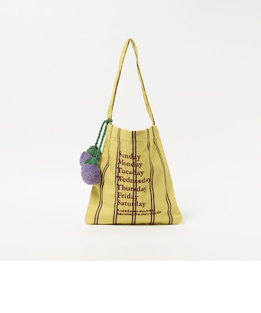 【別注】＜beej＞チャーム付き ストライプ トートバッグ / キッズ