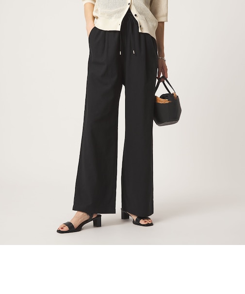 ［size SHORT/TALLあり］BREEZE LINEN ブリーズリネン ワイド パンツ