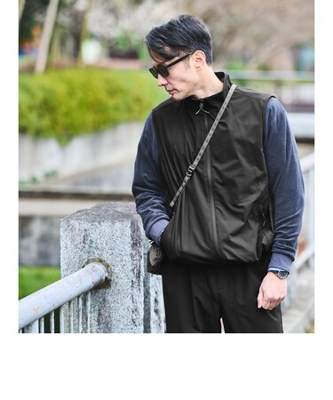 【別注】＜Marmot＞A2 ウィンド シェル ベスト -4WAYストレッチ・はっ水-