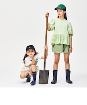 【スタメンシリーズ】パフスリーブ Tシャツ / キッズ  100cm-160cm