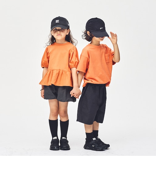 【スタメンシリーズ】パフスリーブ Tシャツ / キッズ  100cm-160cm